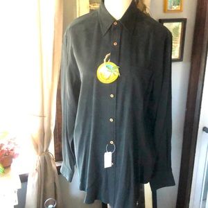 NWT JOS. A. BANK SILK BUTTON DOWN SHIRT.